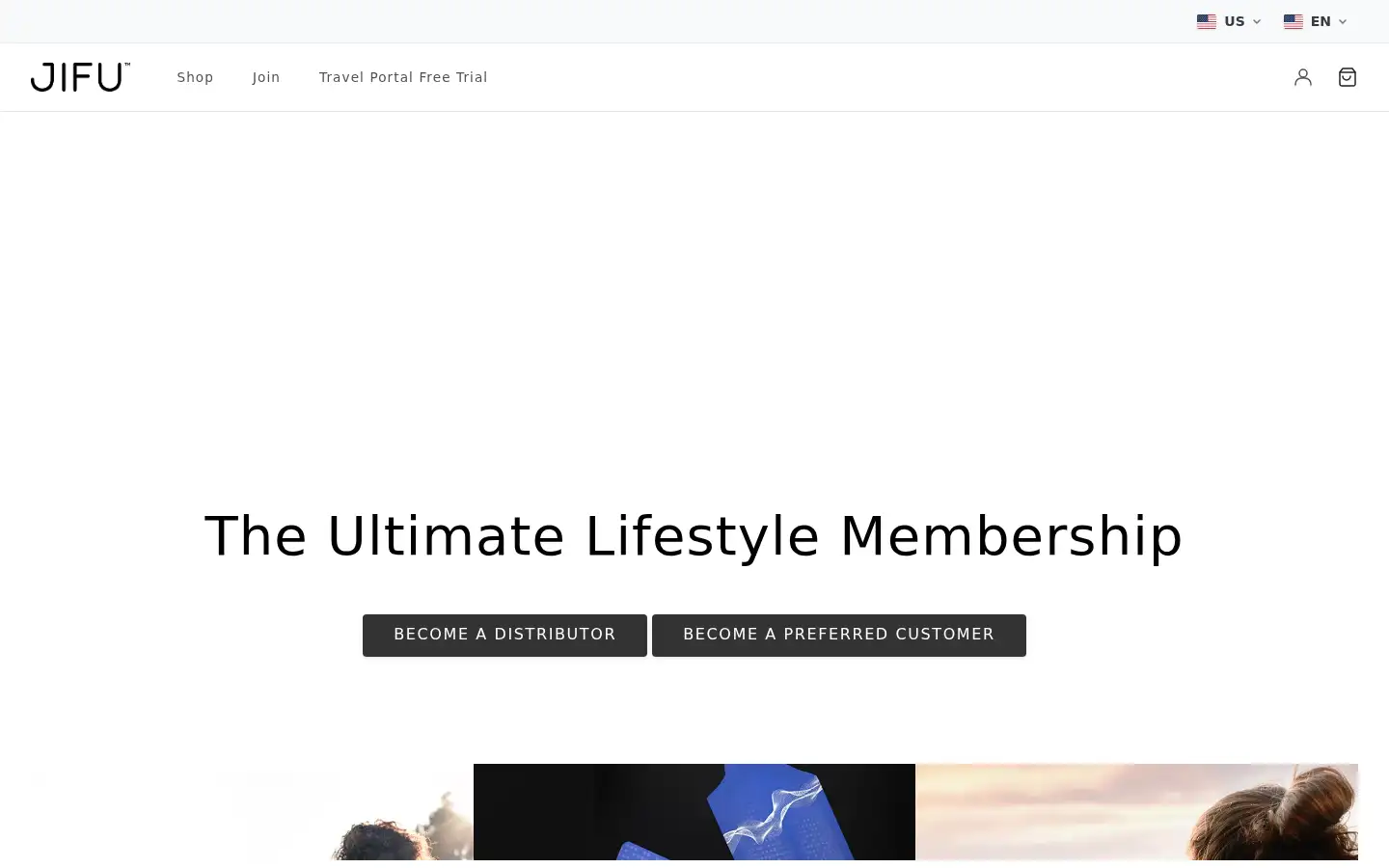 Screenshot of shop.jifu.com