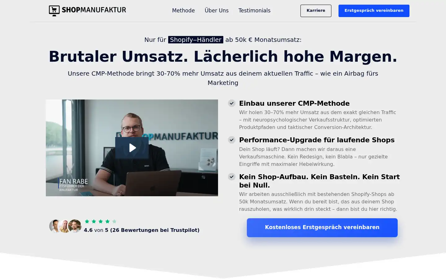 Screenshot of shop-manufaktur.com