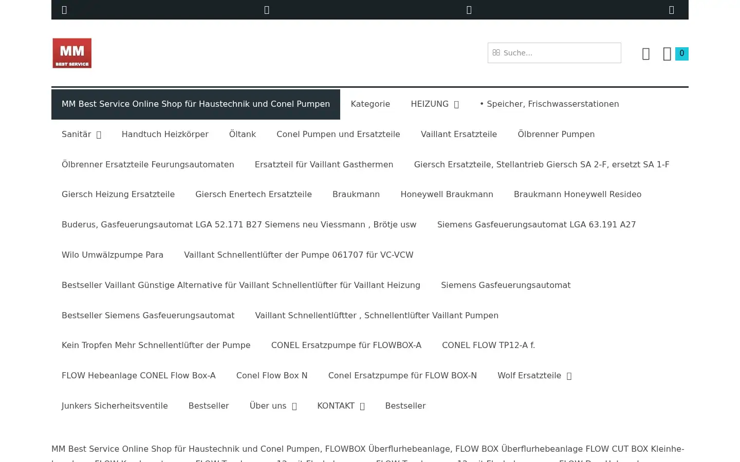 Screenshot of shop-mmbestservice.de