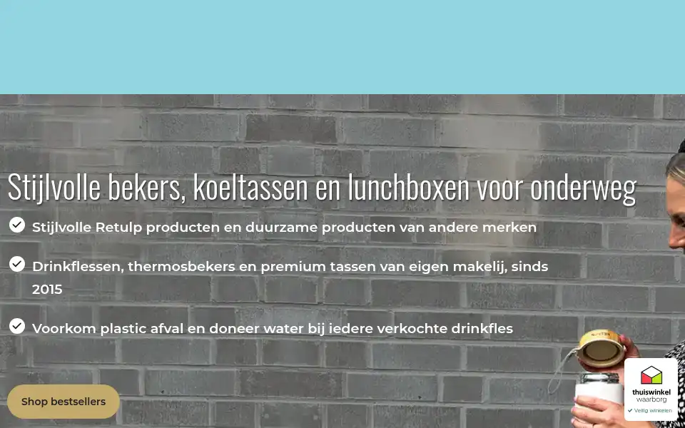 Screenshot of shop.retulp.nl