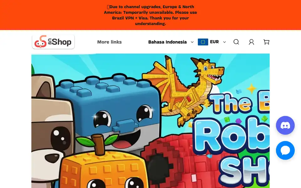 Screenshot of shop.ugphone.com
