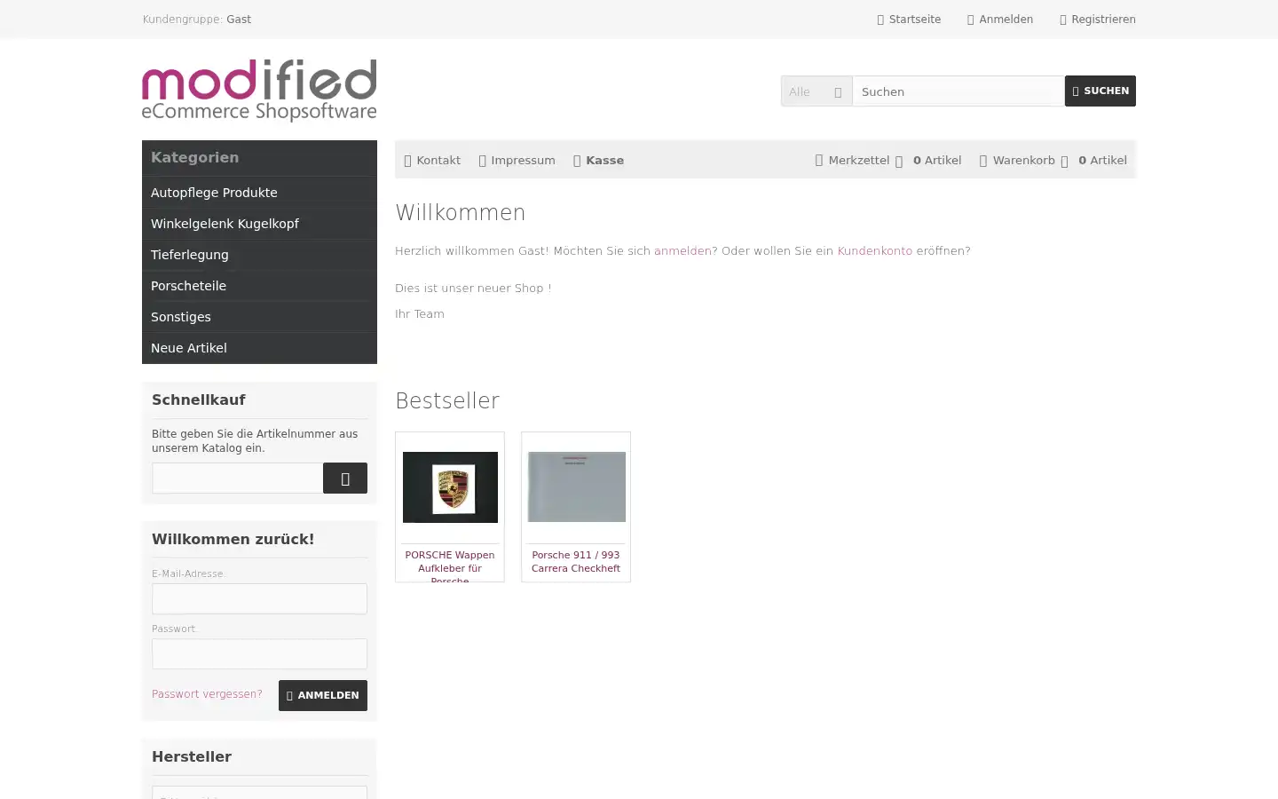 Screenshot of shop.vip-sportwagen.de