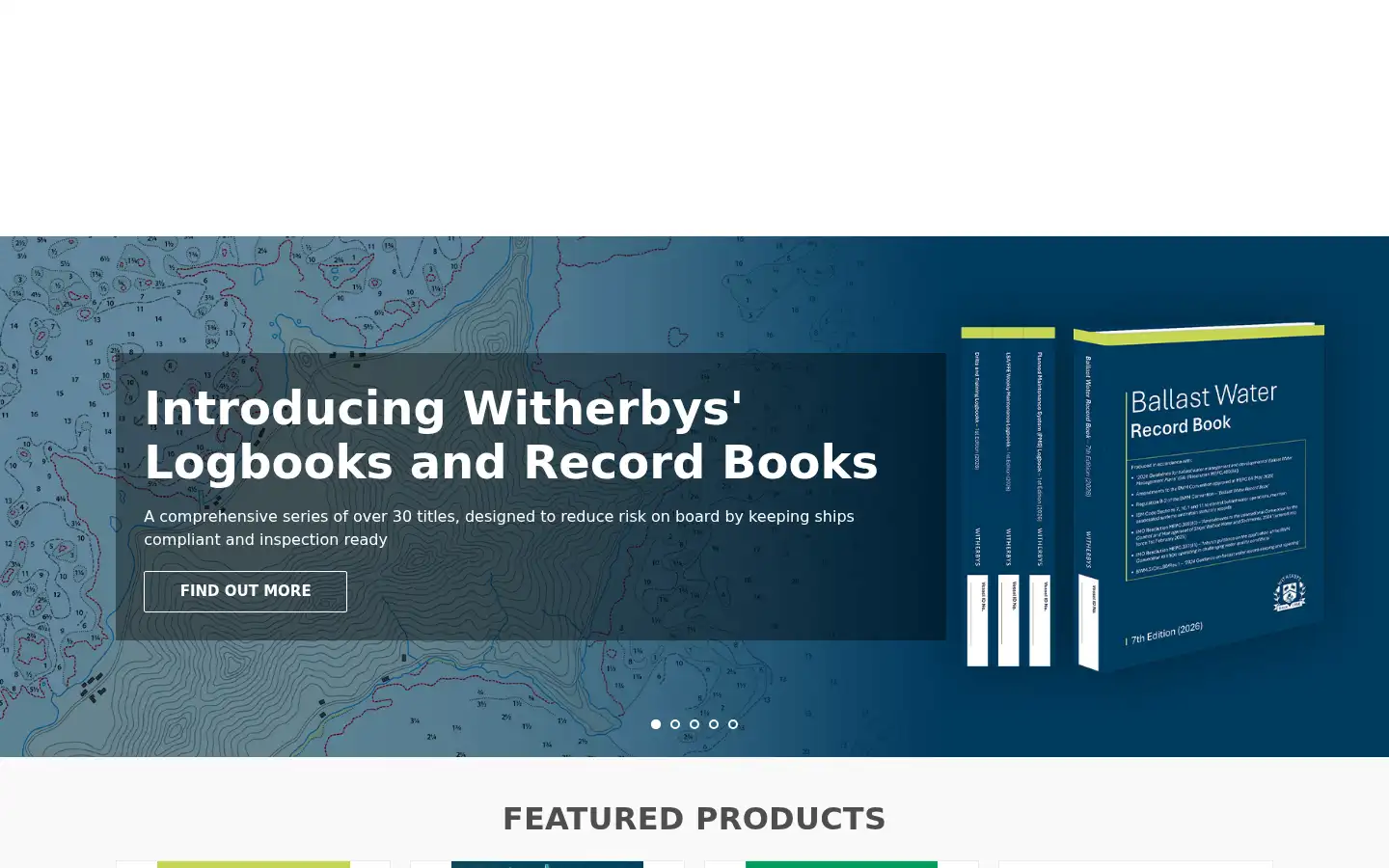 Screenshot of shop.witherbys.com
