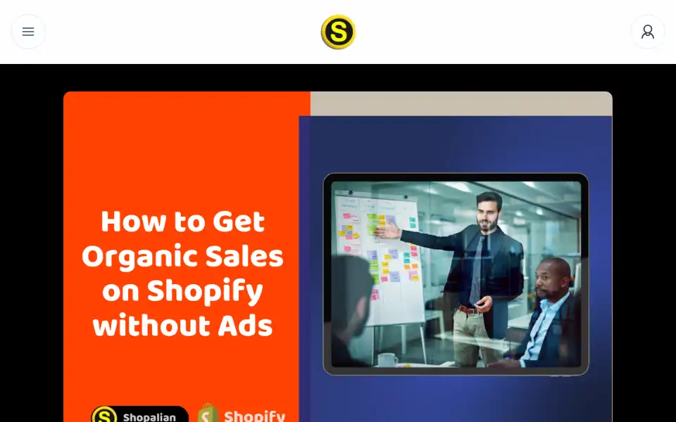 Screenshot of shopalian.com