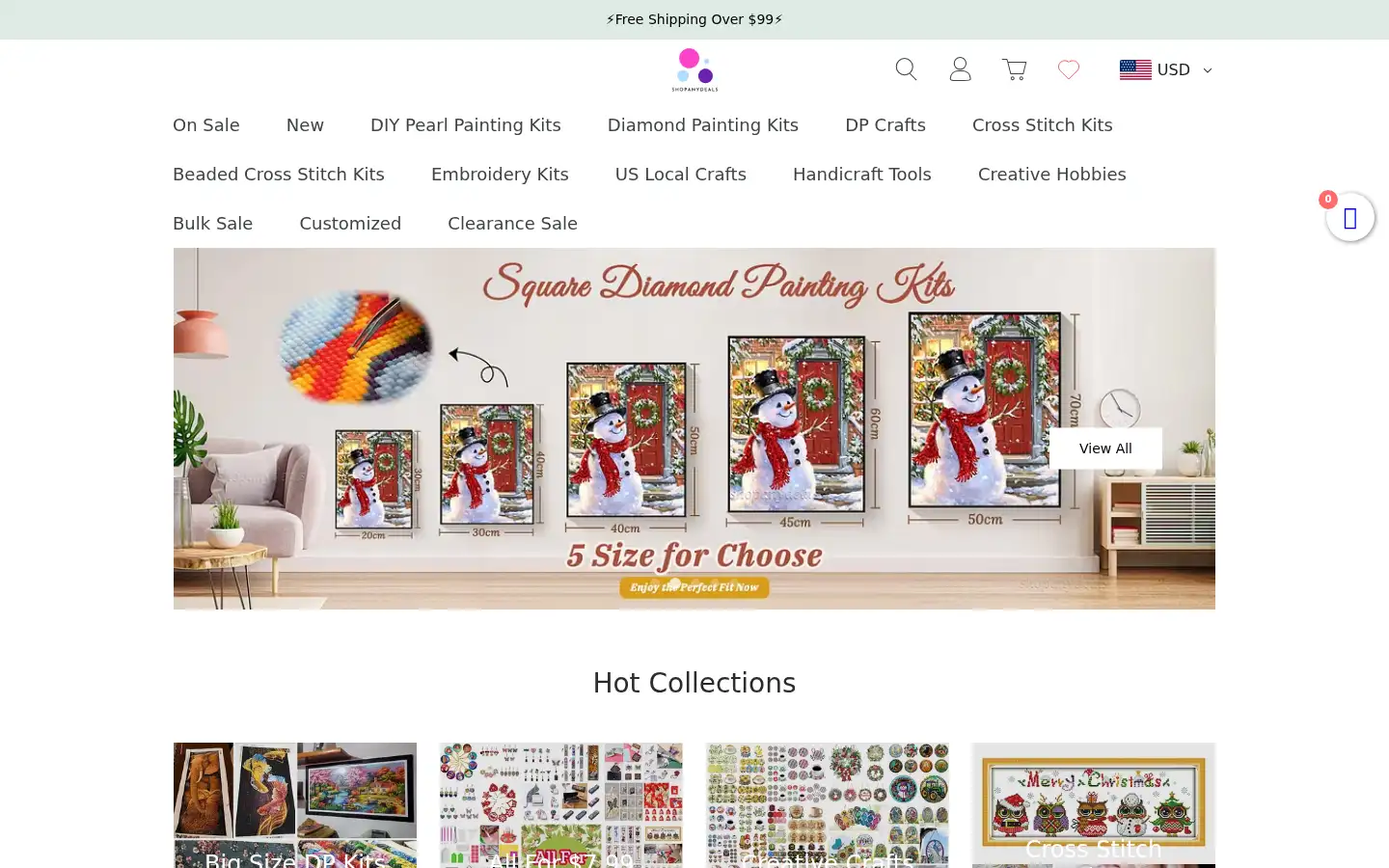 Screenshot of shopanydeals.com