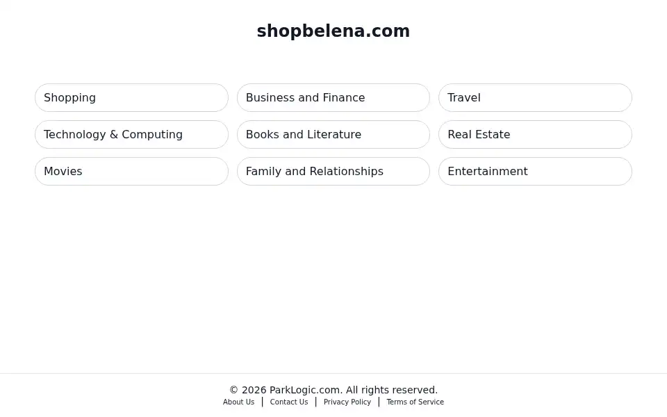 Screenshot of shopbelena.com