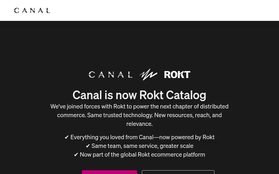 Screenshot of shopcanal.com