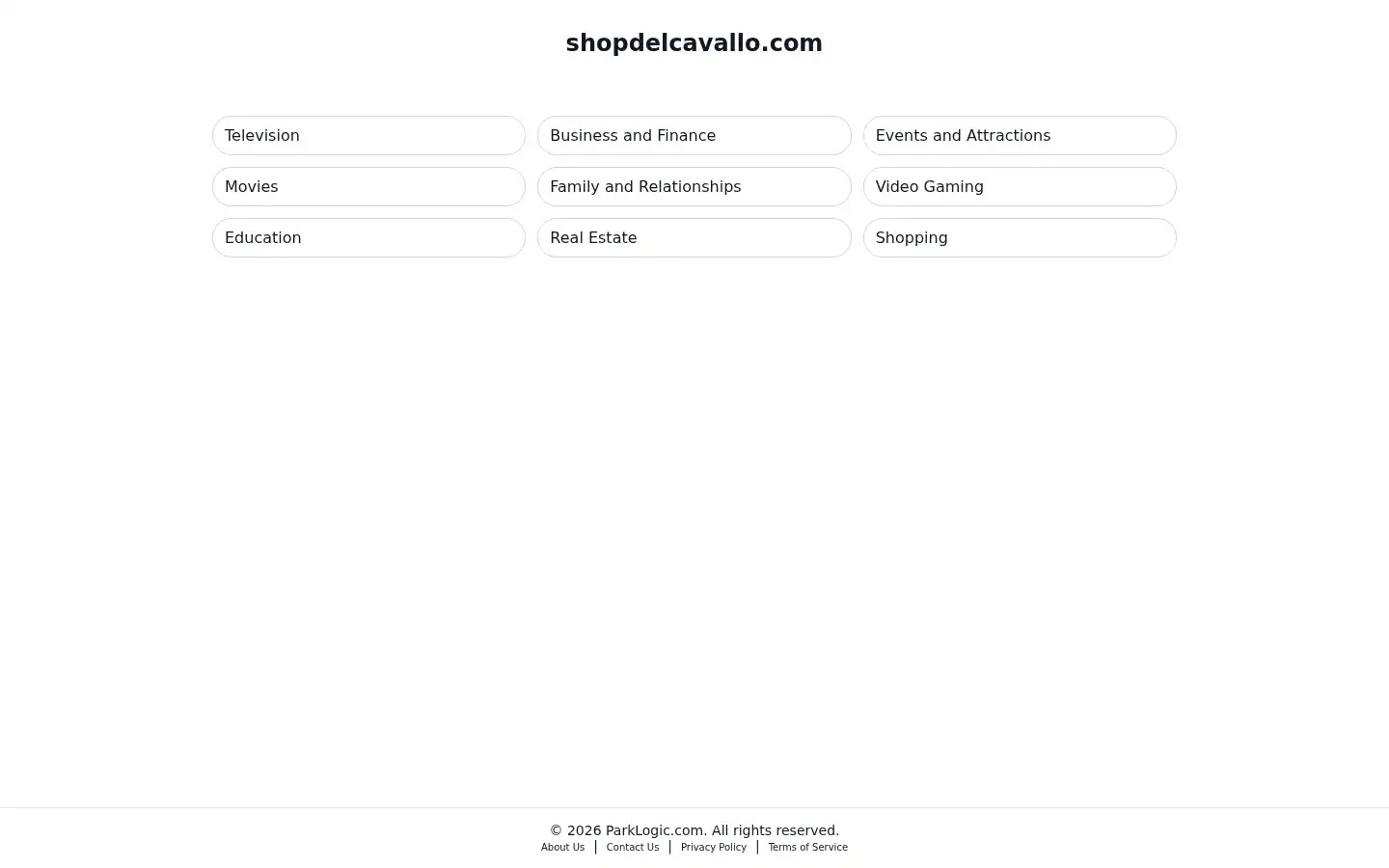 Screenshot of shopdelcavallo.com