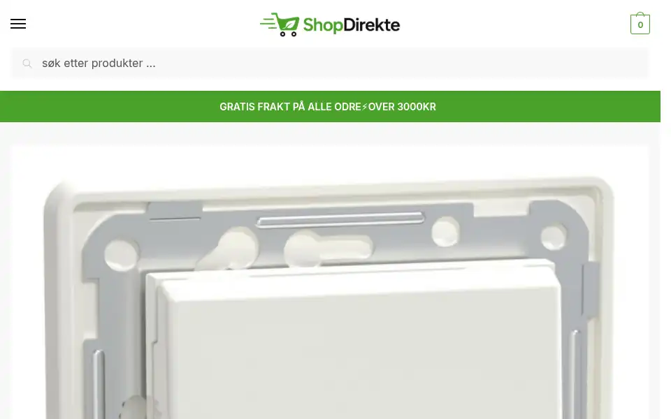 Screenshot of shopdirekte.no