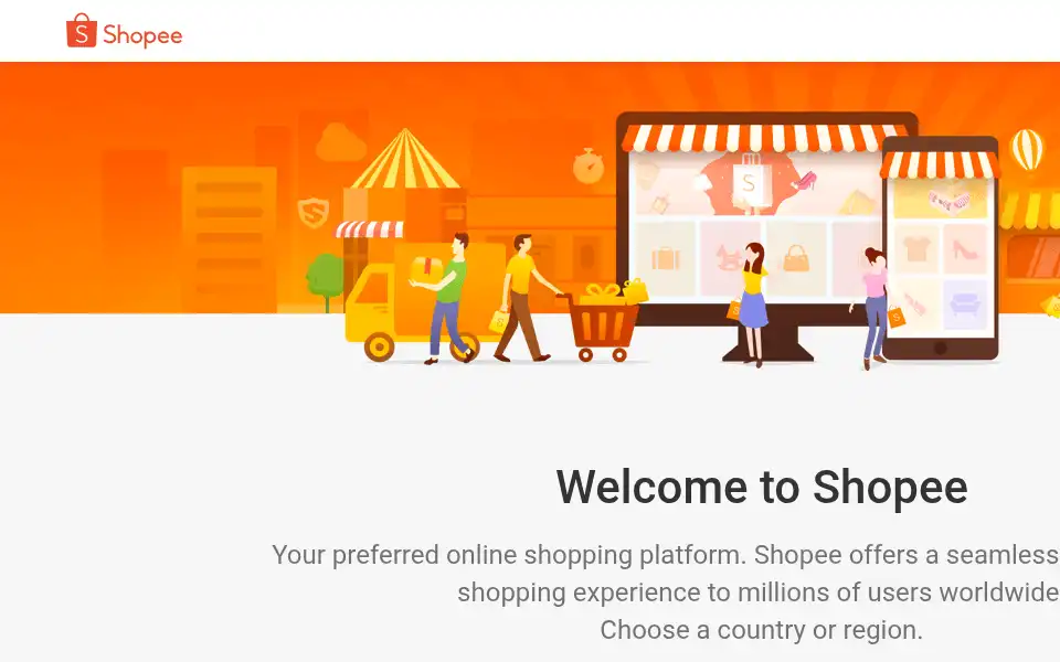 Screenshot of shopee.es