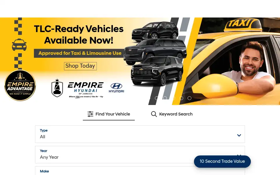 Screenshot of shopempirehyundaiofjamaica.com