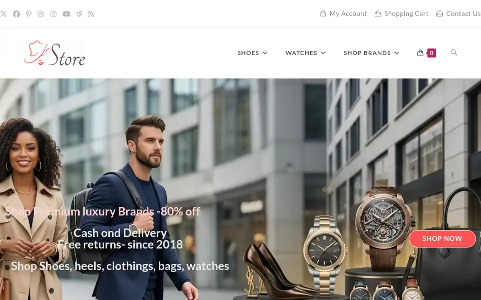 Screenshot of shopfirstcopy.com