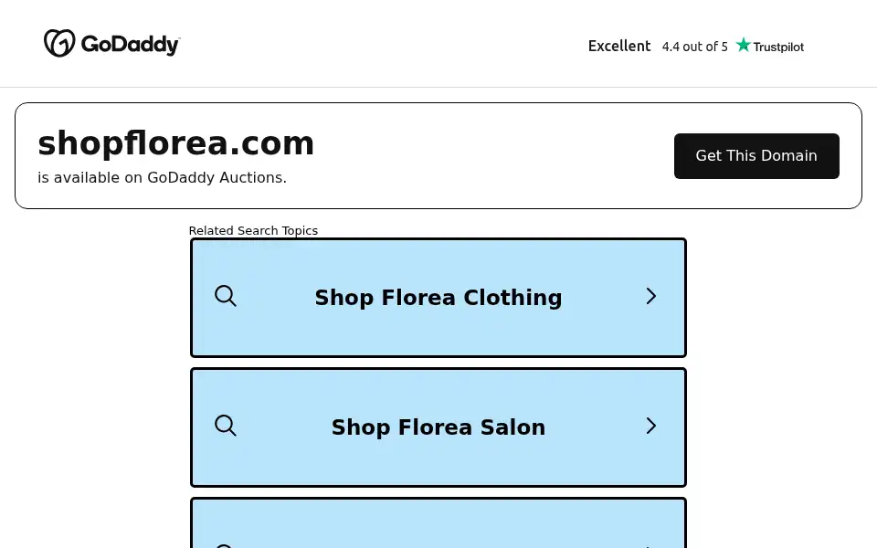 Screenshot of shopflorea.com