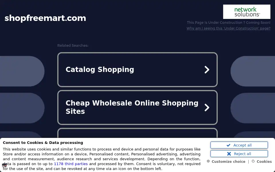 Screenshot of shopfreemart.com