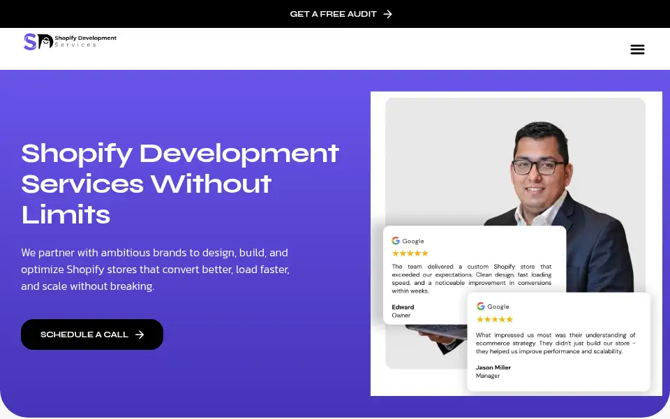 Screenshot of shopifydevelopment.services