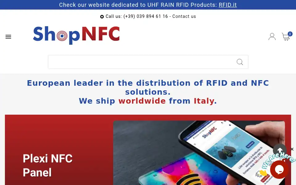 Screenshot of shopnfc.com