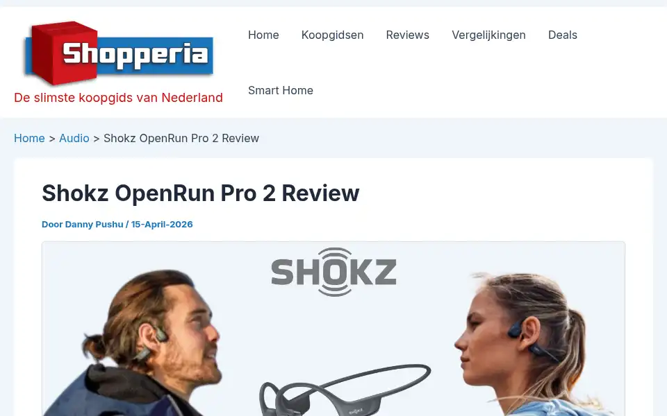 Screenshot of shopperia.nl