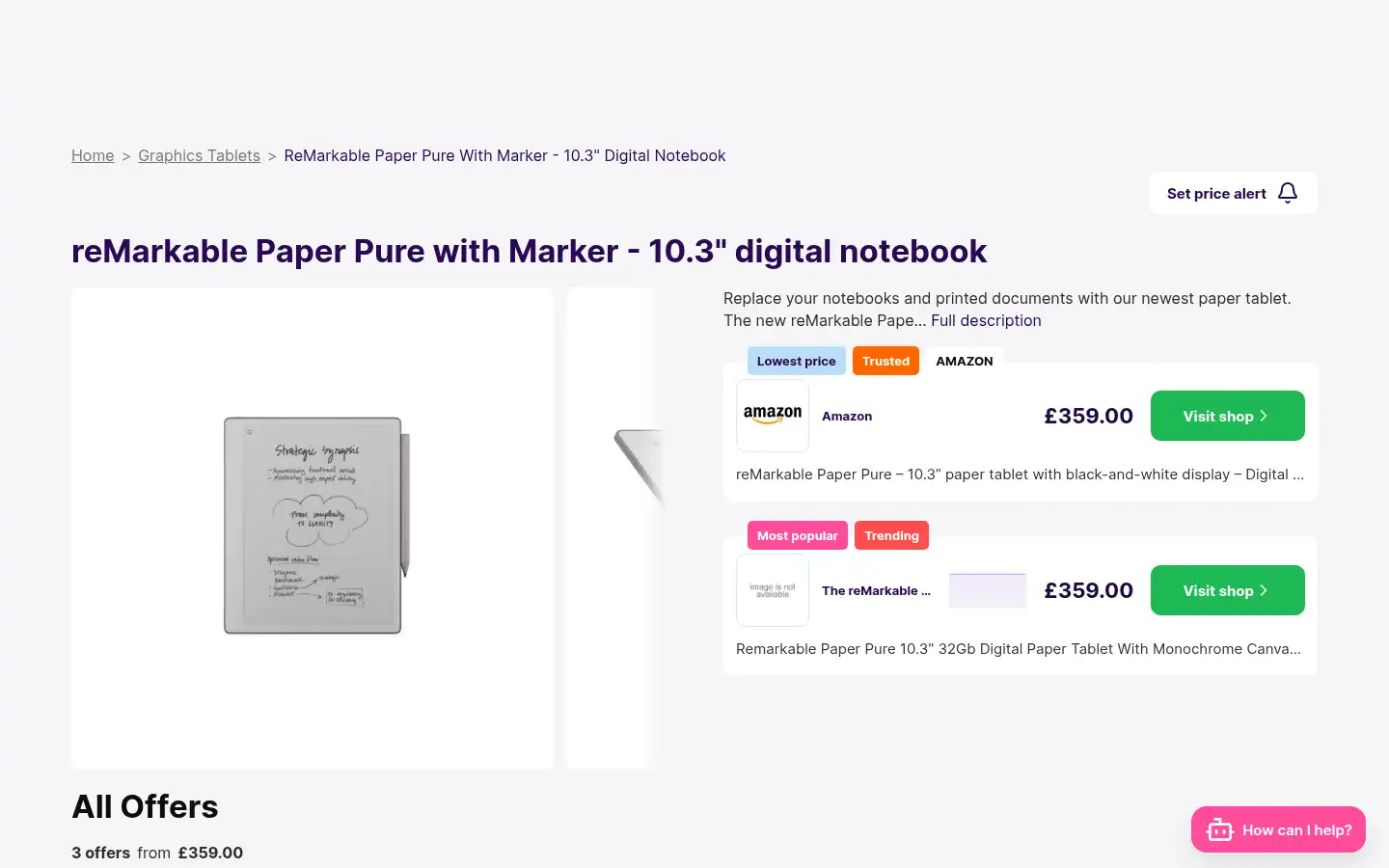 Screenshot of shopping.co.uk