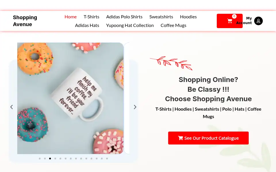 Screenshot of shoppingavenue.org
