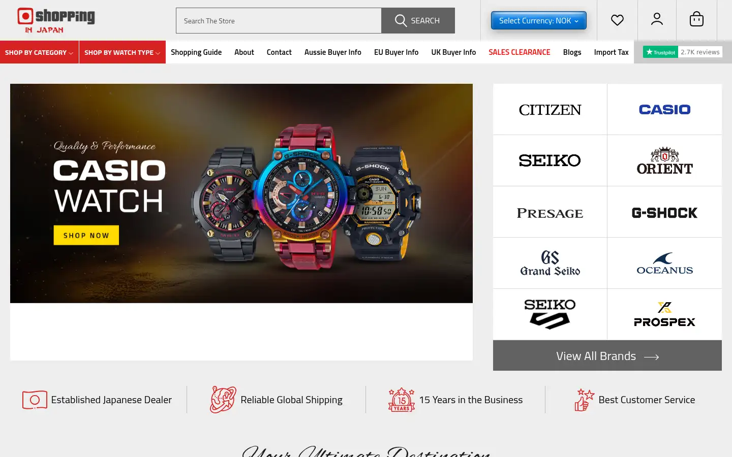 Screenshot of shoppinginjapan.net