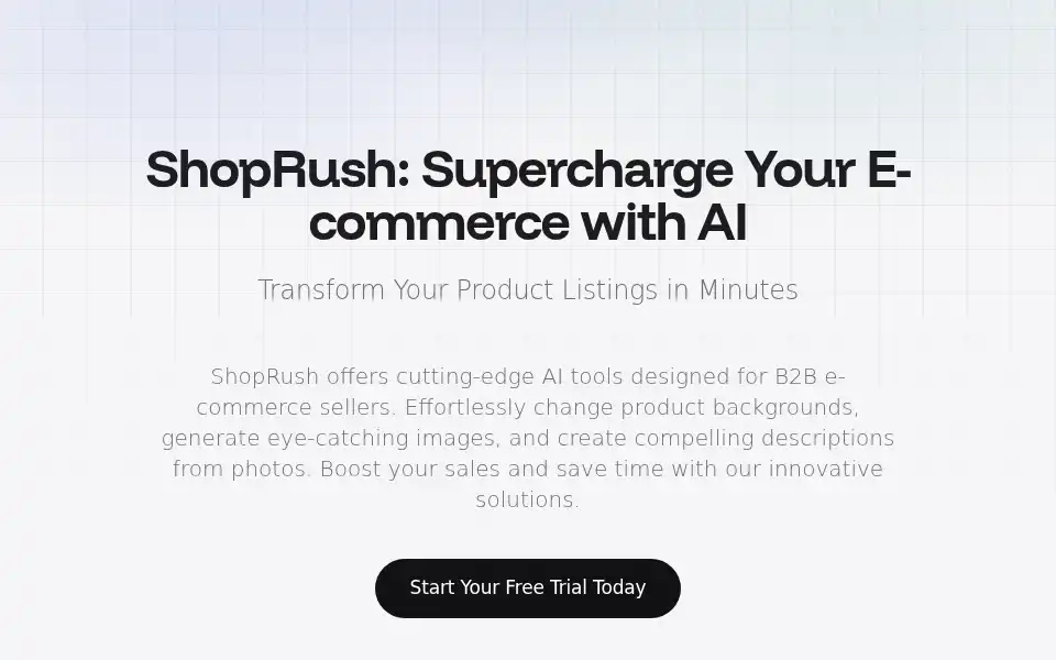 Screenshot of shoprush.com