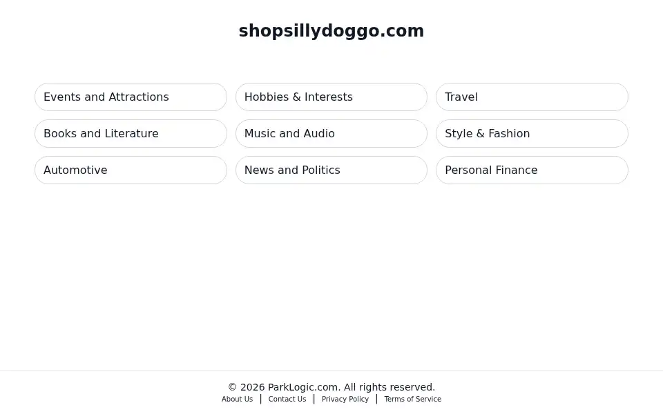 Screenshot of shopsillydoggo.com
