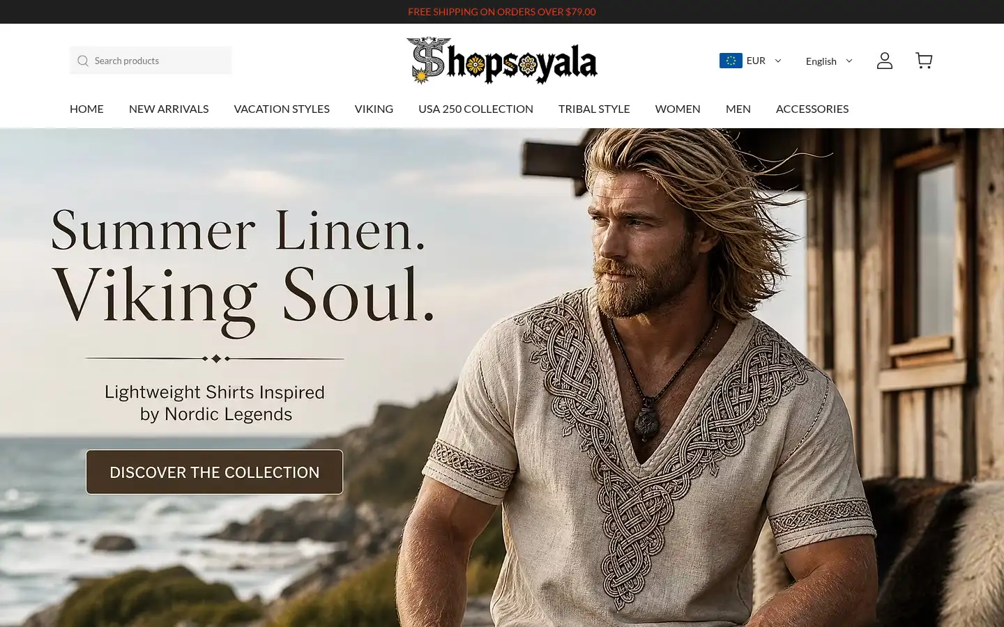Screenshot of shopsoyala.com