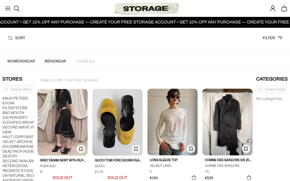 Screenshot of shopsstorage.com