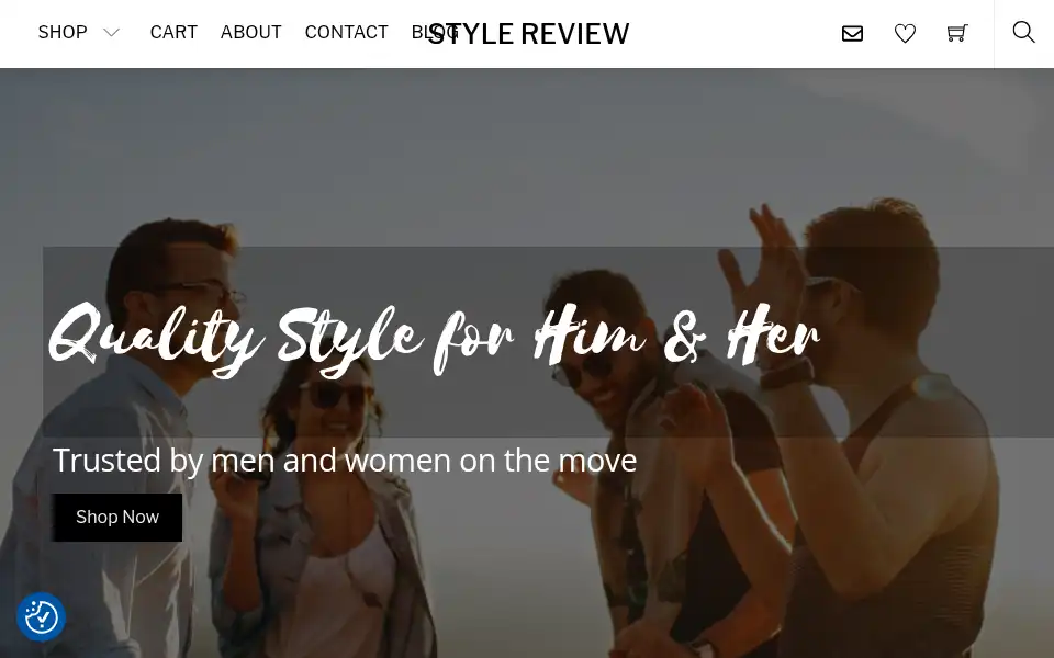 Screenshot of shopstylereview.com