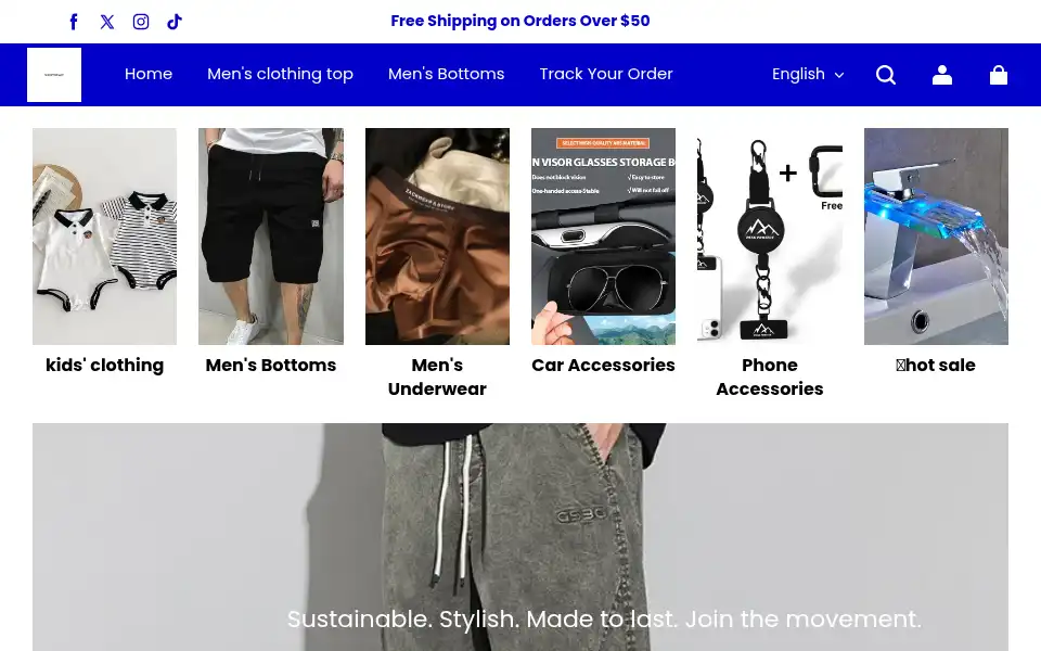 Screenshot of shoptopiayc.com