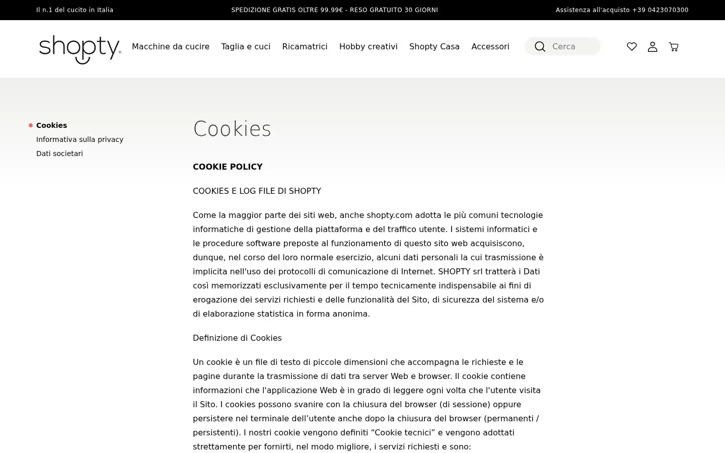 Screenshot of shopty.com