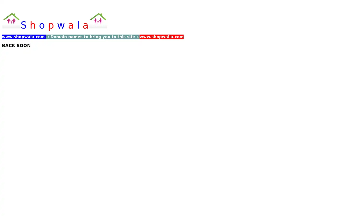 Screenshot of shopwala.com