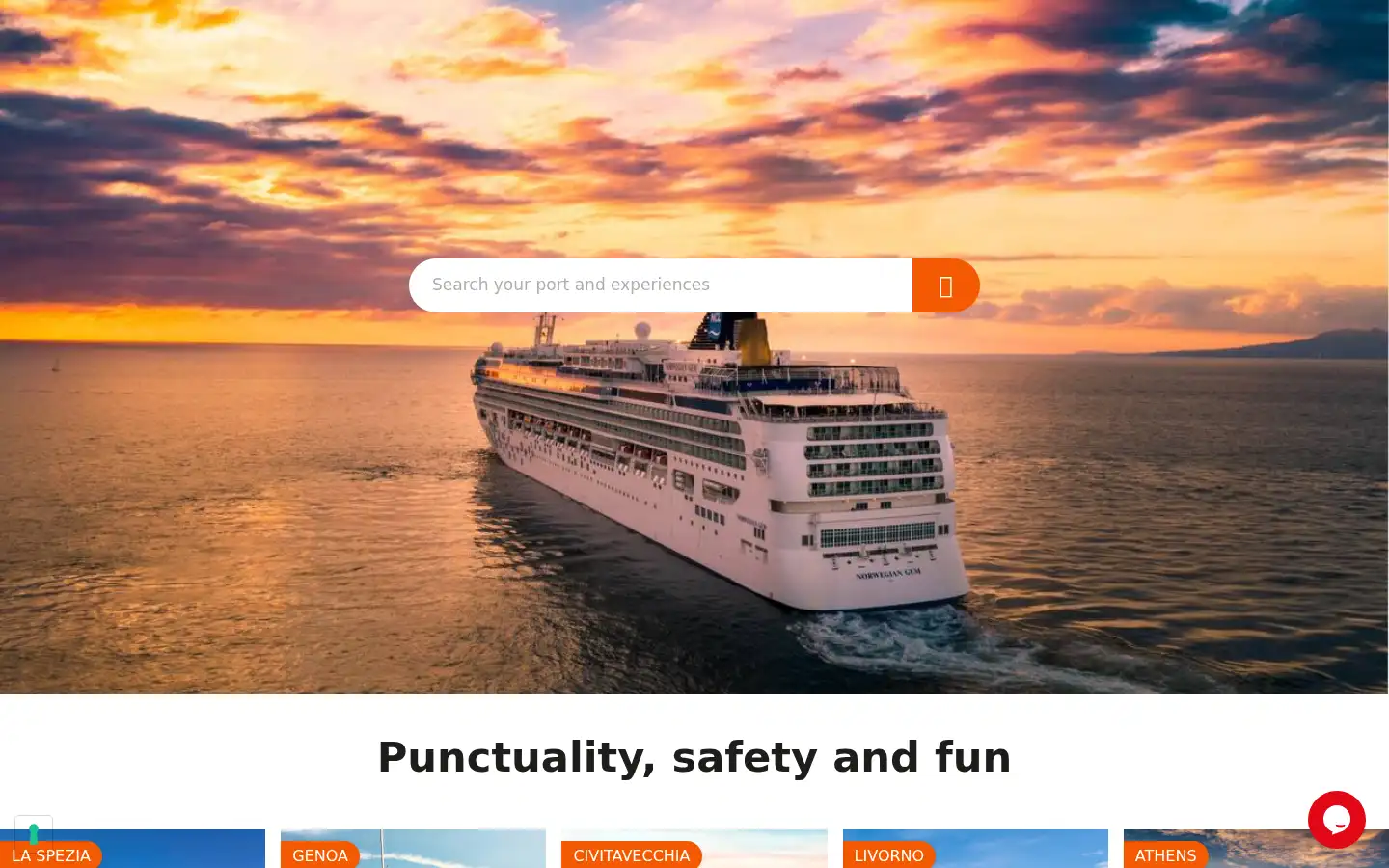 Screenshot of shore-experience.com