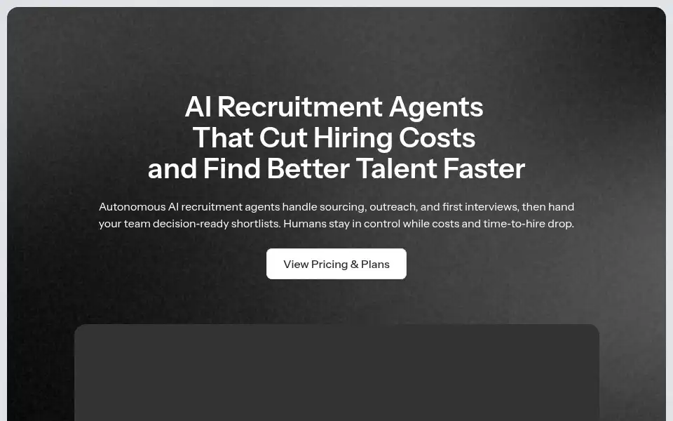 Screenshot of shortlistd.io