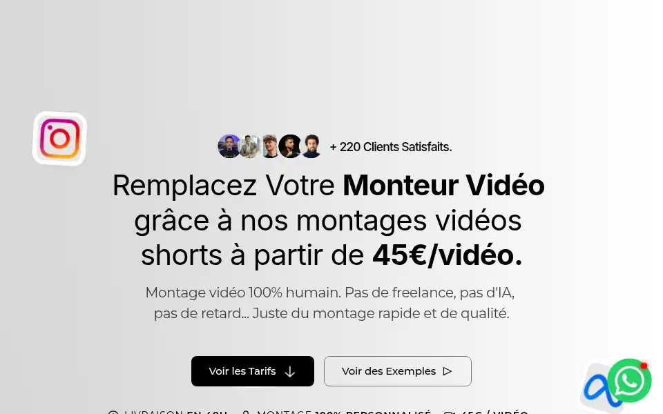 Screenshot of shortmotion.fr