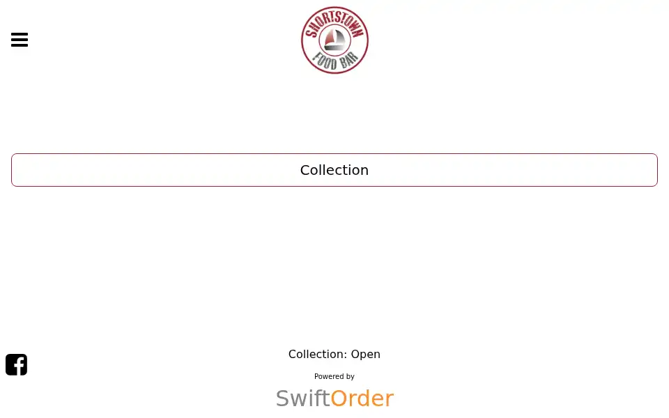 Screenshot of shortstownfoodbar.co.uk