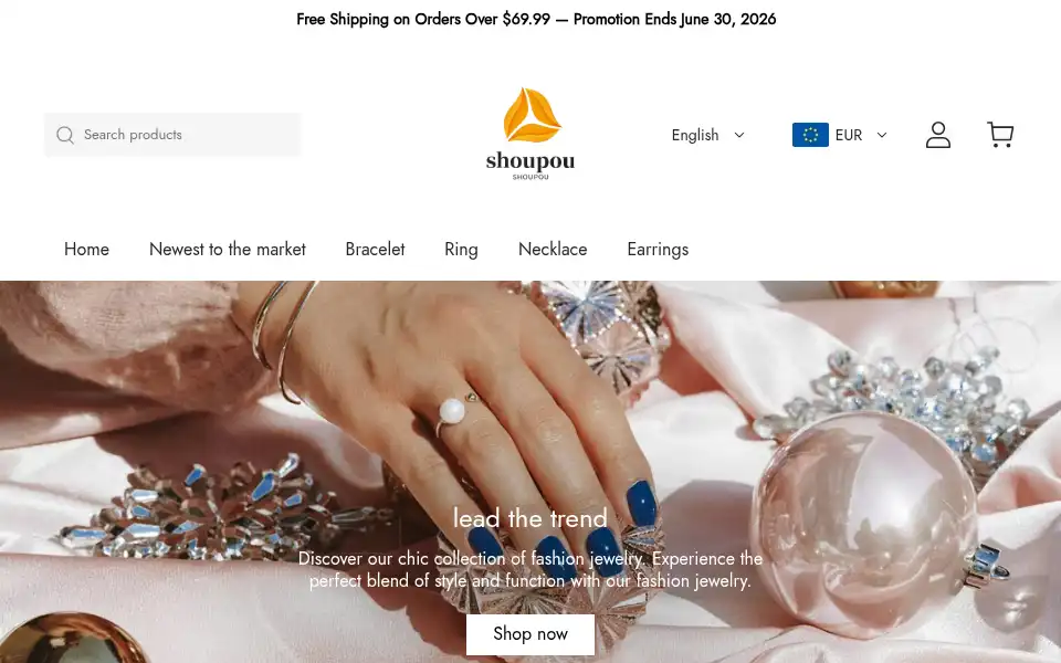 Screenshot of shoupou.com