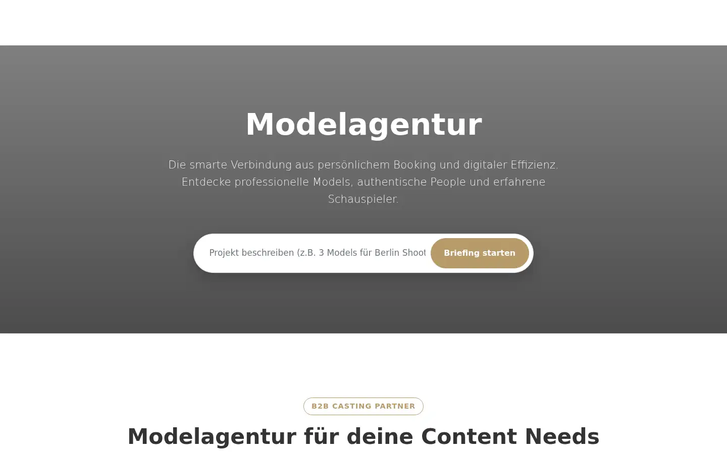 Screenshot of showcast.de