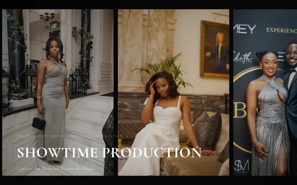 Screenshot of showtimeproduction.co.uk