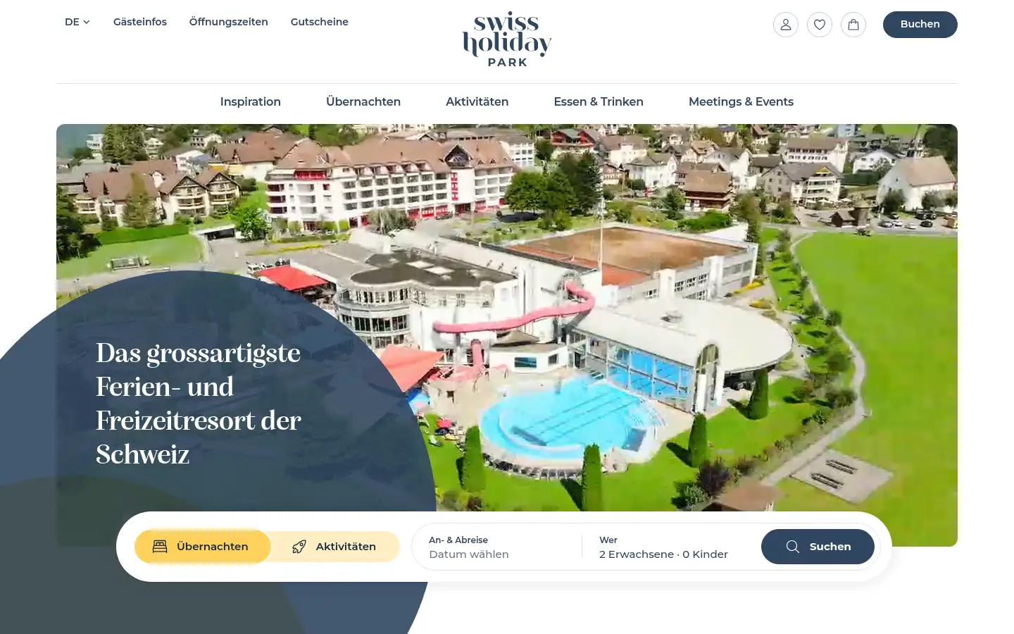 Screenshot of shp.ch