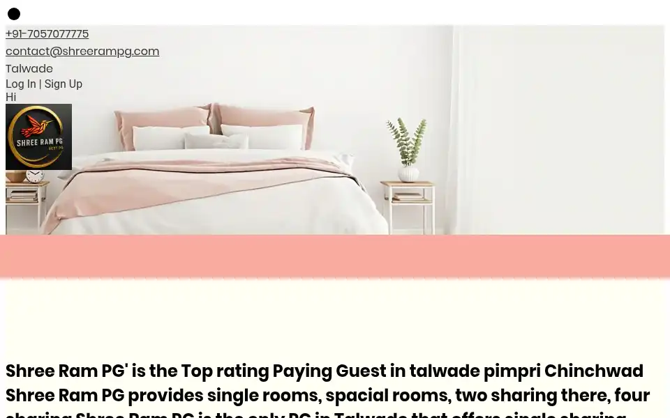 Screenshot of shreerampg.com