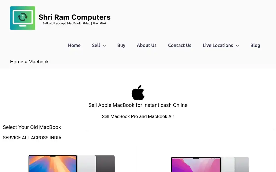 Screenshot of shriramcomputers2001.com