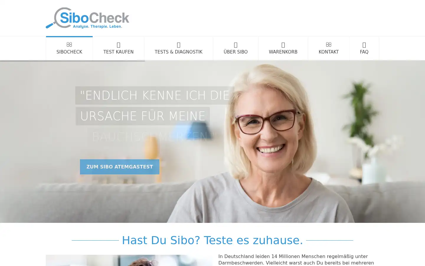 Screenshot of sibocheck.de