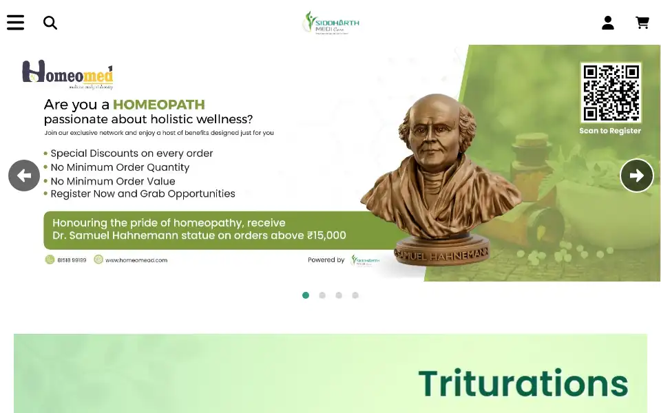 Screenshot of siddharthmedicare.com