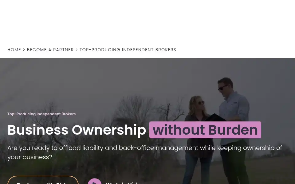 Screenshot of sideinc.com