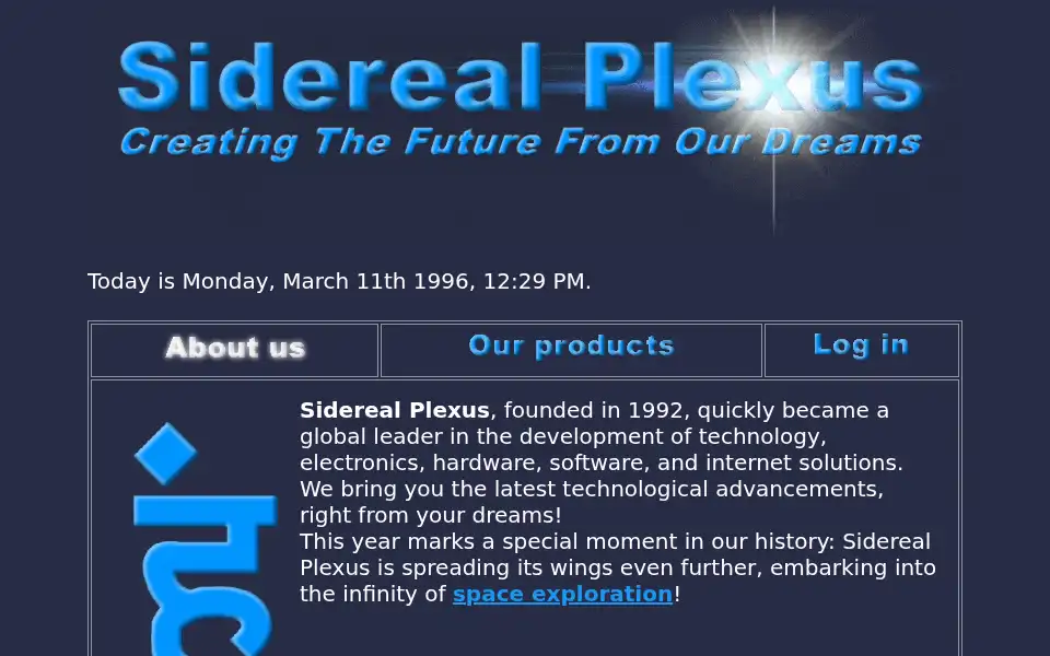 Screenshot of siderealplexus.com