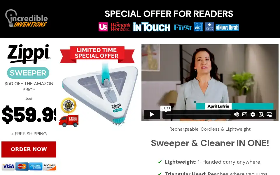 Screenshot of sidesleeperproair.com