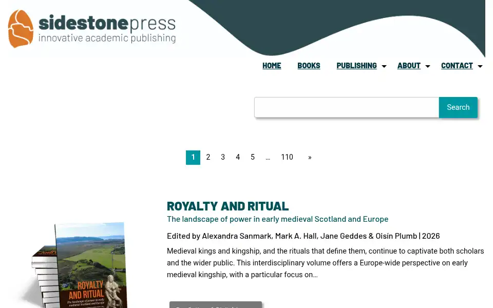 Screenshot of sidestone.com