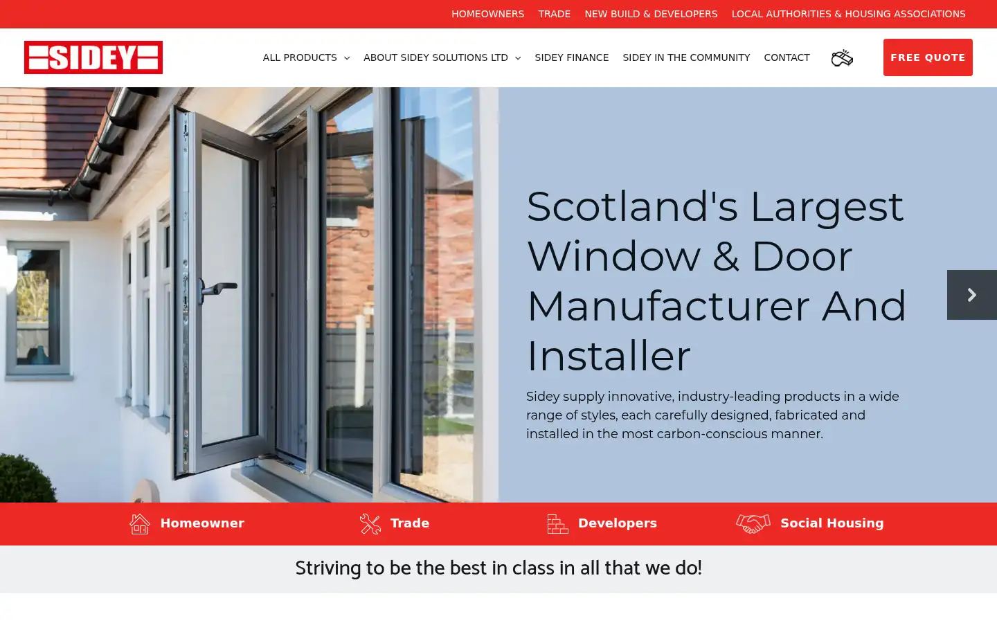 Screenshot of sidey.co.uk