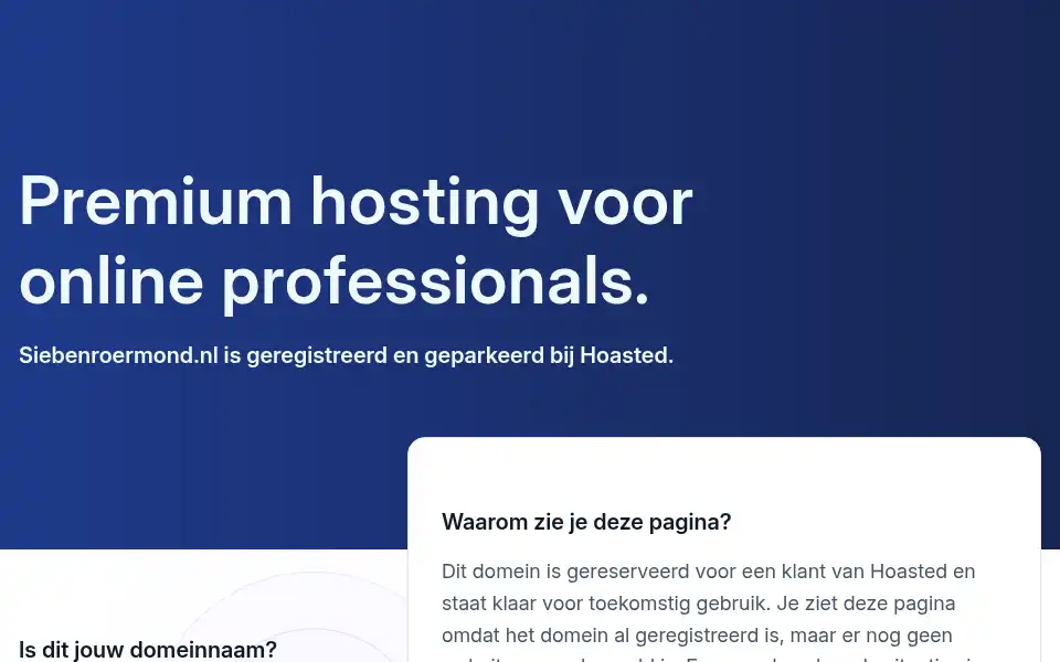 Screenshot of siebenroermond.nl